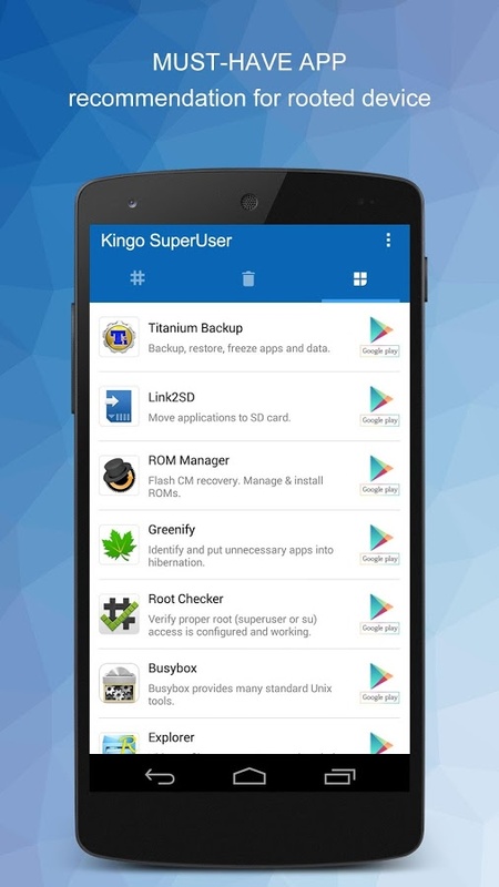 تطبيق SuperUser - لقطة شاشة 1