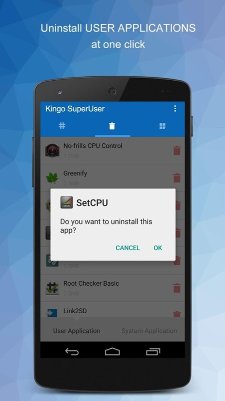 تطبيق SuperUser - لقطة شاشة 2