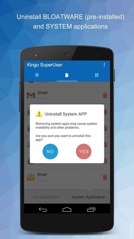 تطبيق SuperUser - لقطة شاشة 3