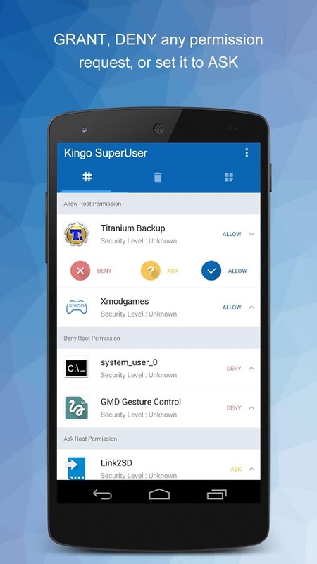 تطبيق SuperUser - لقطة شاشة 5