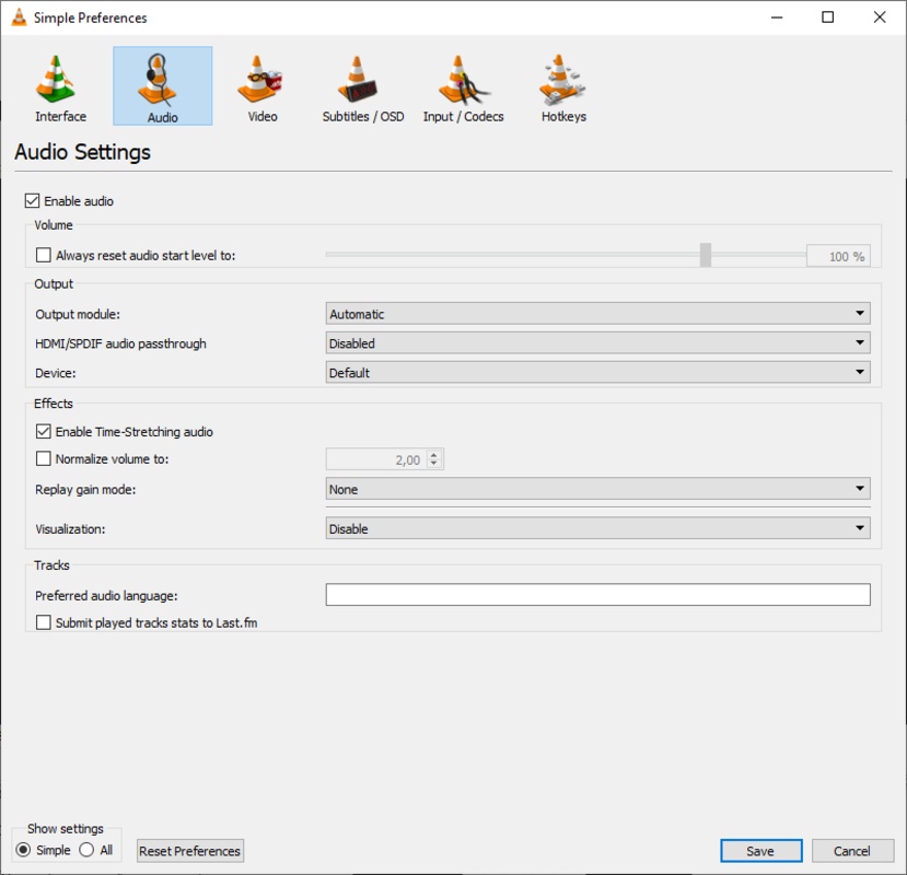 برنامج VLC Media Player - لقطة شاشة 3