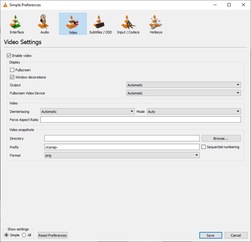 برنامج VLC Media Player - لقطة شاشة 5