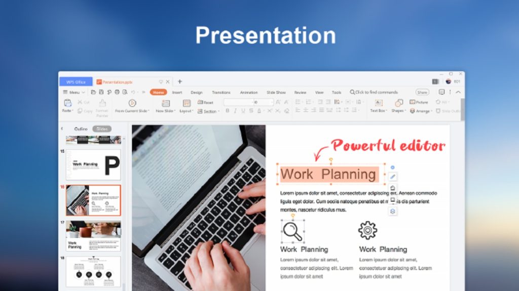 برنامج WPS Office - لقطة شاشة 1