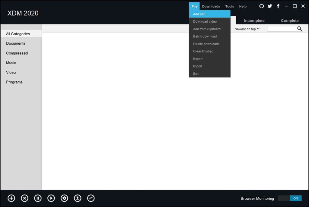 برنامج Xtreme Download Manager (XDM) - لقطة شاشة 2