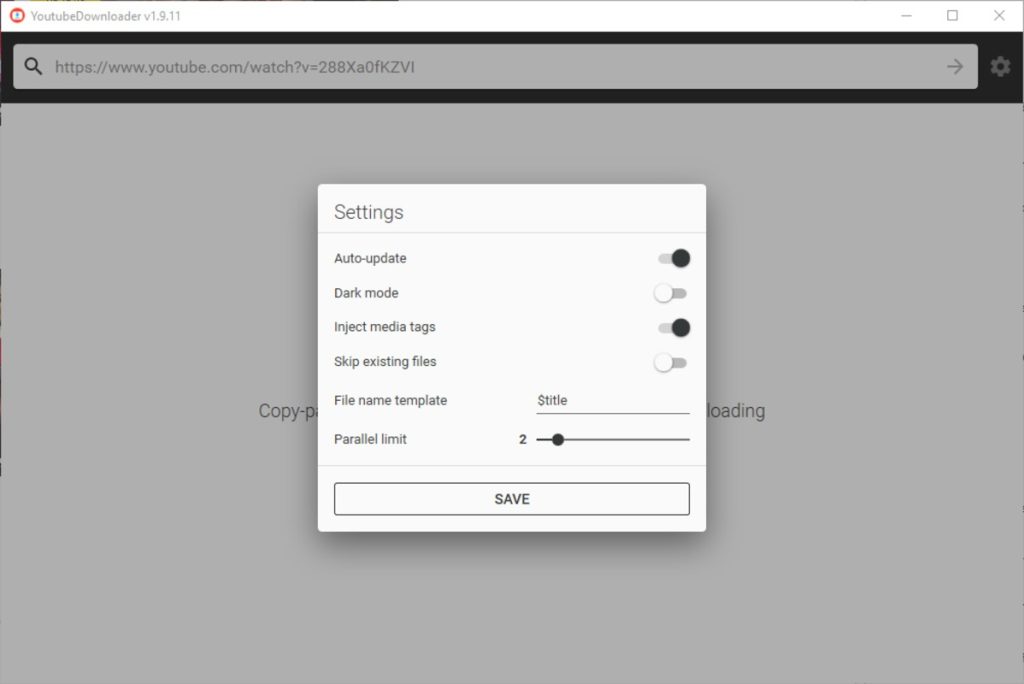 برنامج YoutubeDownloader - لقطة شاشة 4